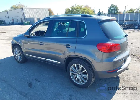 2014 Volkswagen Tiguan Sel из США, поврежденный, VIN WVGBV3AX5EW560328